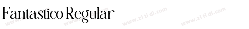 Fantastico Regular字体转换